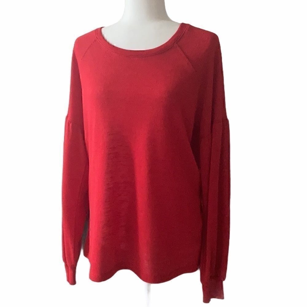 Sanctuary Slouchy Red Oversized Sweater Medium